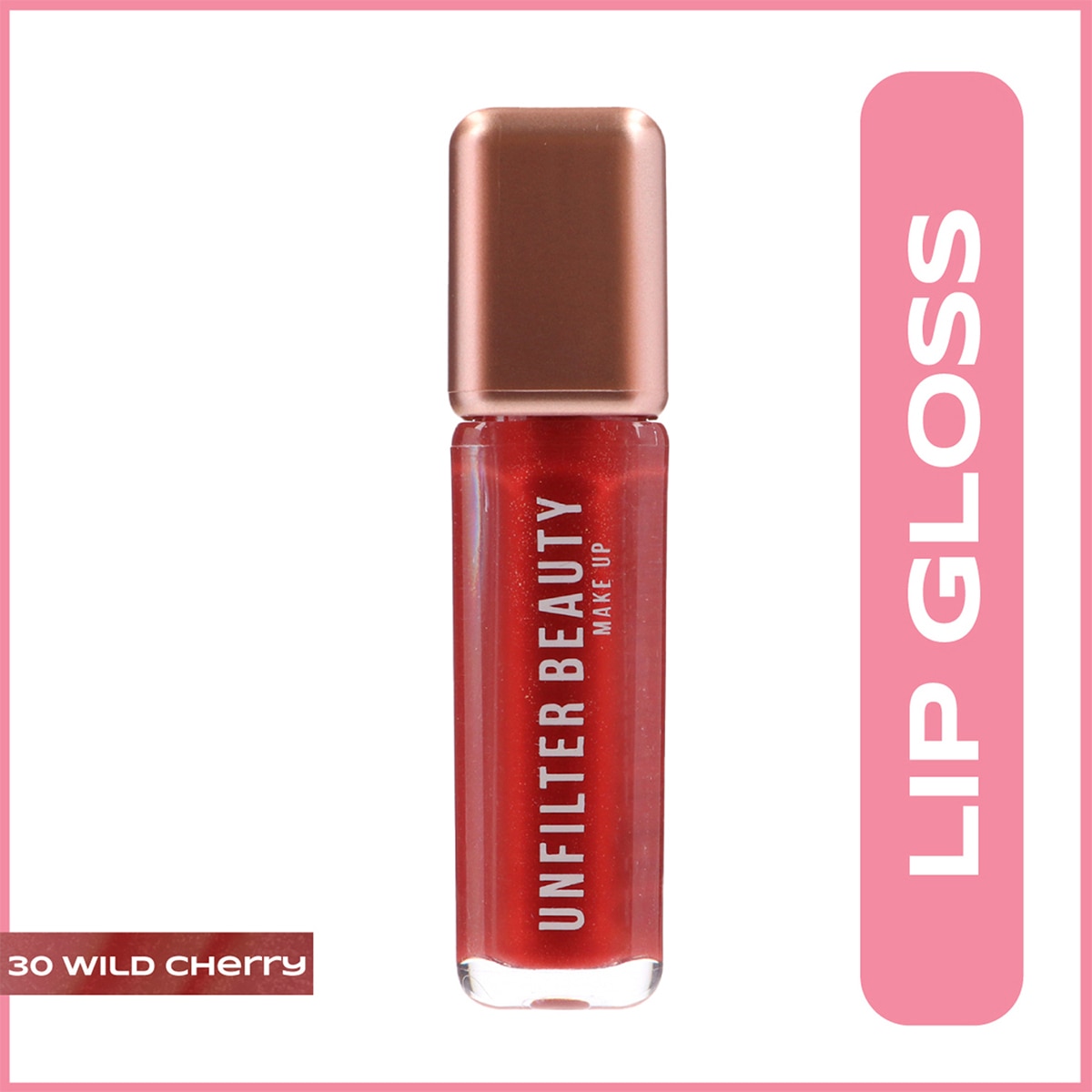  UNFILTER UNFILTER BEAUTY Unfilter Beauty Lip Gloss 30 Wild Cherry  1 of 1 Unfilter Beauty Lip Gloss 30 Wild Cherry