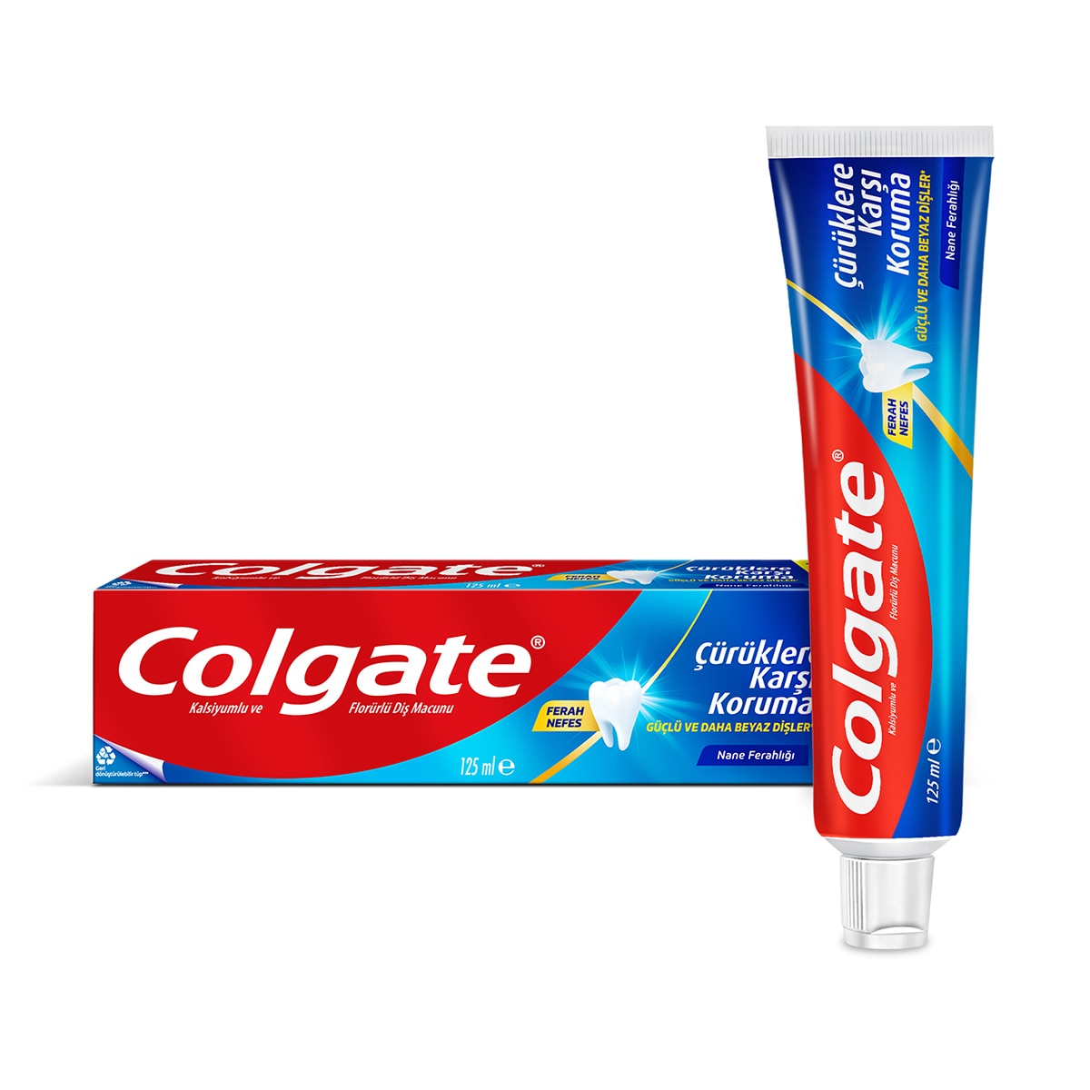 COLGATE COLGATE Colgate Çürüklere Karşı Koruma Diş Macunu 125 ml 1 of 11