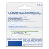 NIVEA LIP CARE NIVEA LIP CARE Nivea SPF30 Glowy Lips Berry Nemlendirici Dudak Parlatıcısı ve Bakım Kremi 10 ml 1 of 7