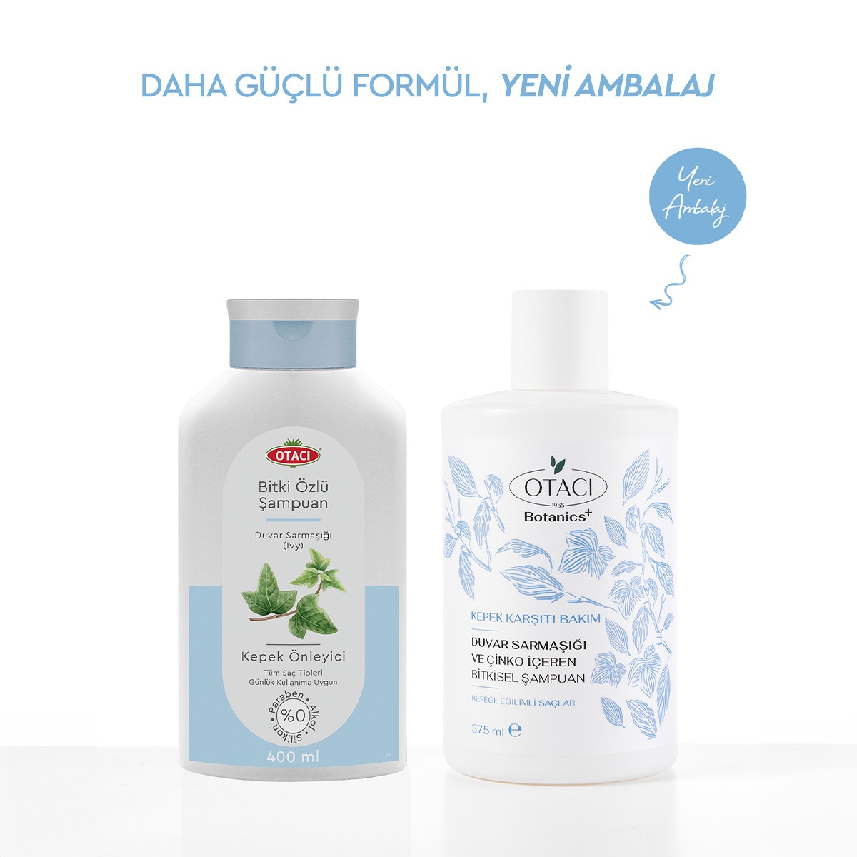 OTACI OTACI Otacı Botanics+ Kepek Karşıtı Bitkisel Bakım Şampuanı 375 ml 1 of 8