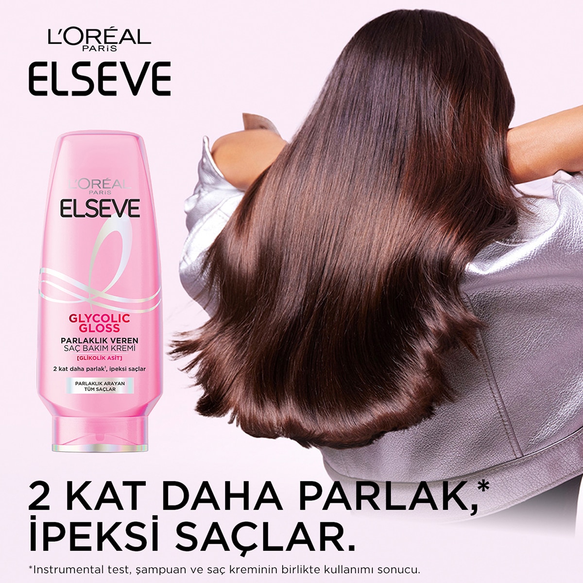  ELSEVE ELSEVE L'Oreal Paris Elseve Glycolic Gloss Parlaklık Veren Saç Bakım Kremi 250 ml  1 of 9 