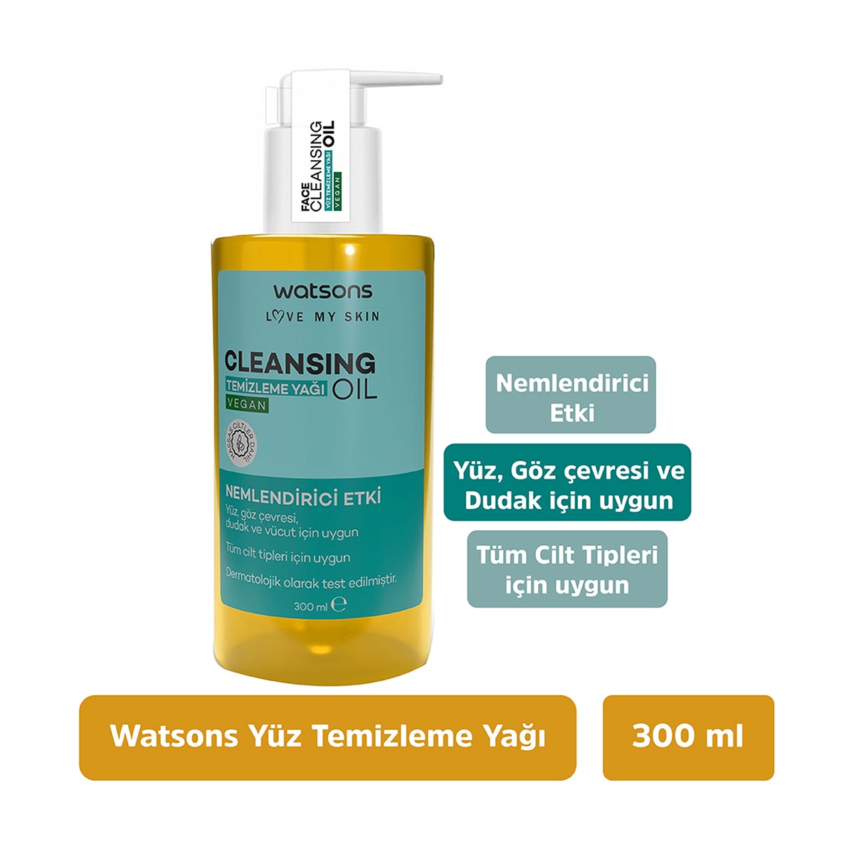  WATSONS WATSONS Watsons Yüz Temizleme Yağı 300 ml 