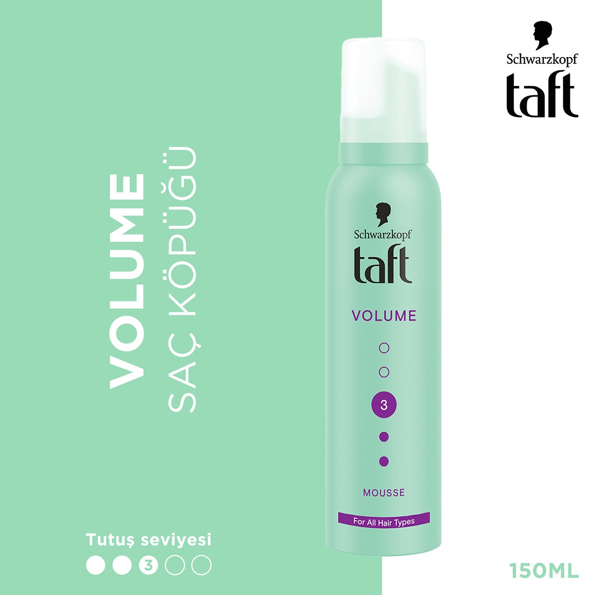  TAFT TAFT Taft Volume Köpük 150 ml  1 of 5 