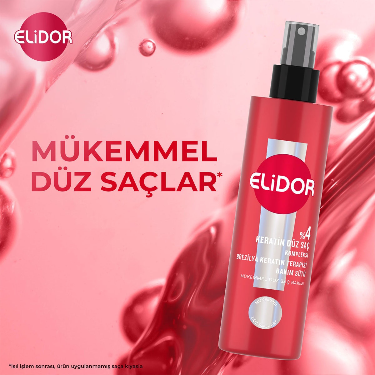  ELİDOR ELİDOR Elidor Sıvı Saç Bakım Sütü Brezilya Keratin Terapisi Hidrolize Keratin Marula Yağı E Vitamini 200 ml  1 of 11 