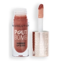  REVOLUTION REVOLUTION REVOLUTION SHIMMER BOMB GLOSS NUDE GLOW  1 of 1 