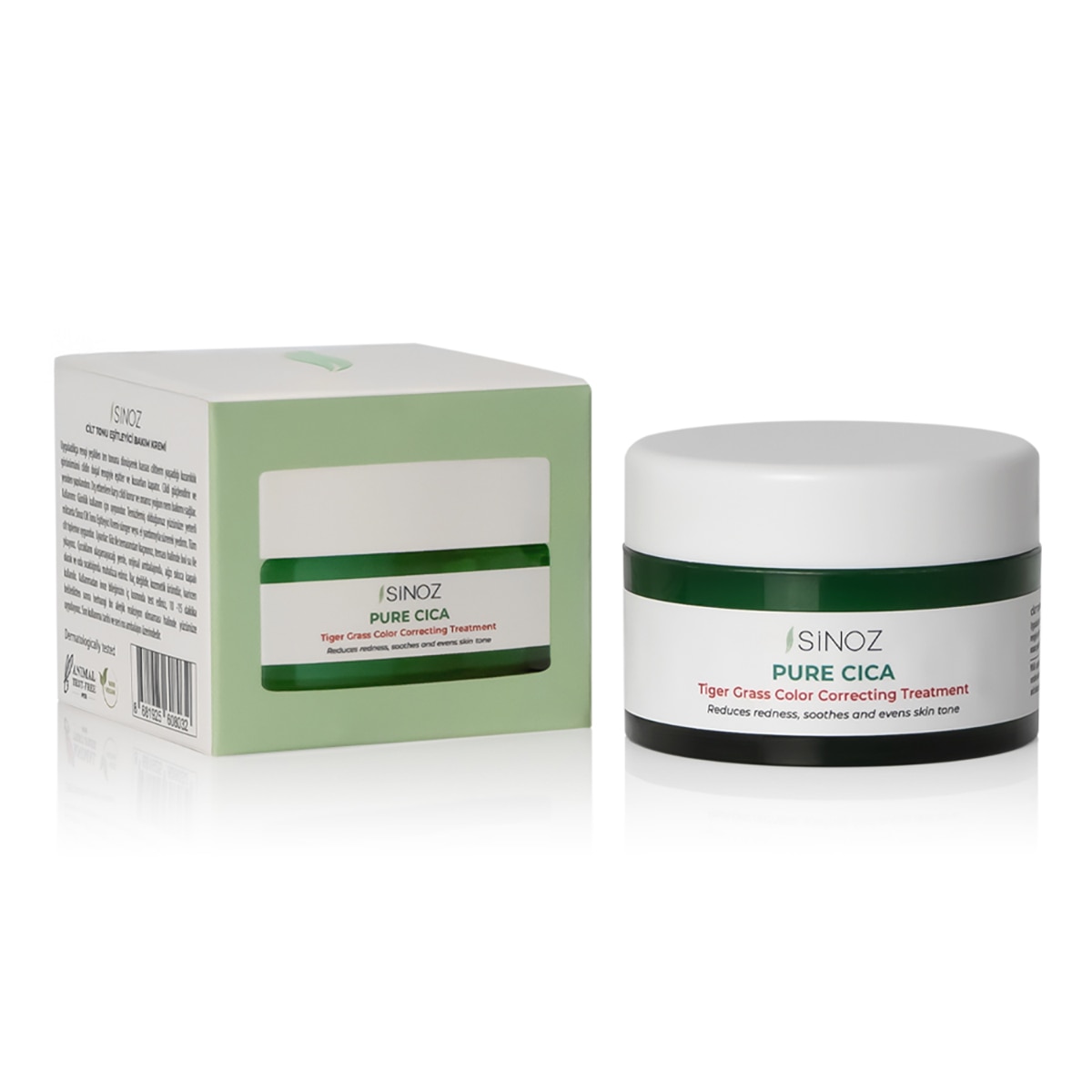  SİNOZ SINOZ Sinoz Cica Ton Eşitleyici Onarıcı Bakım Krem 15 ml  1 of 8 