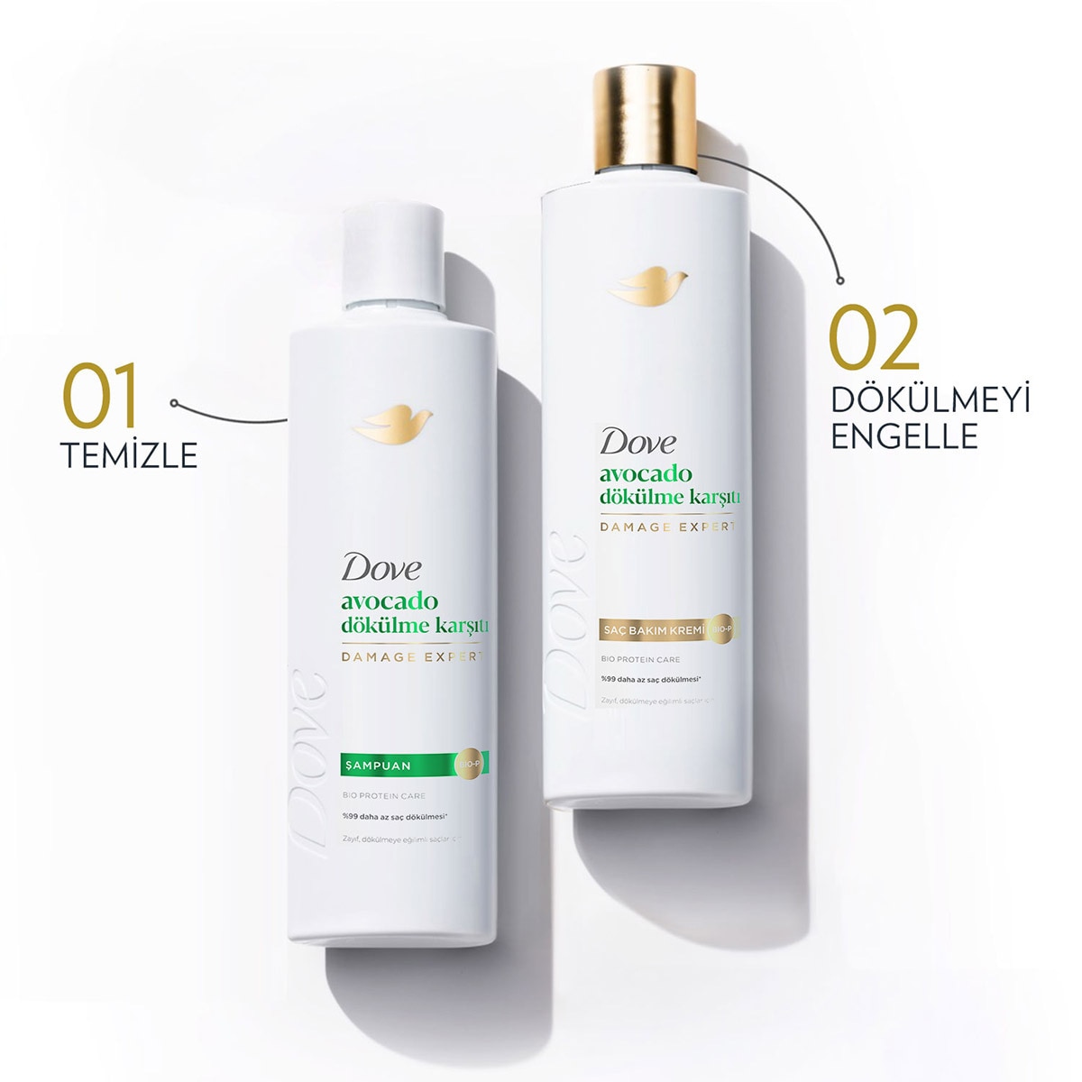 DOVE DOVE Dove Şampuan Avocado Dökülme Karşıtı 375 ml 1 of 11