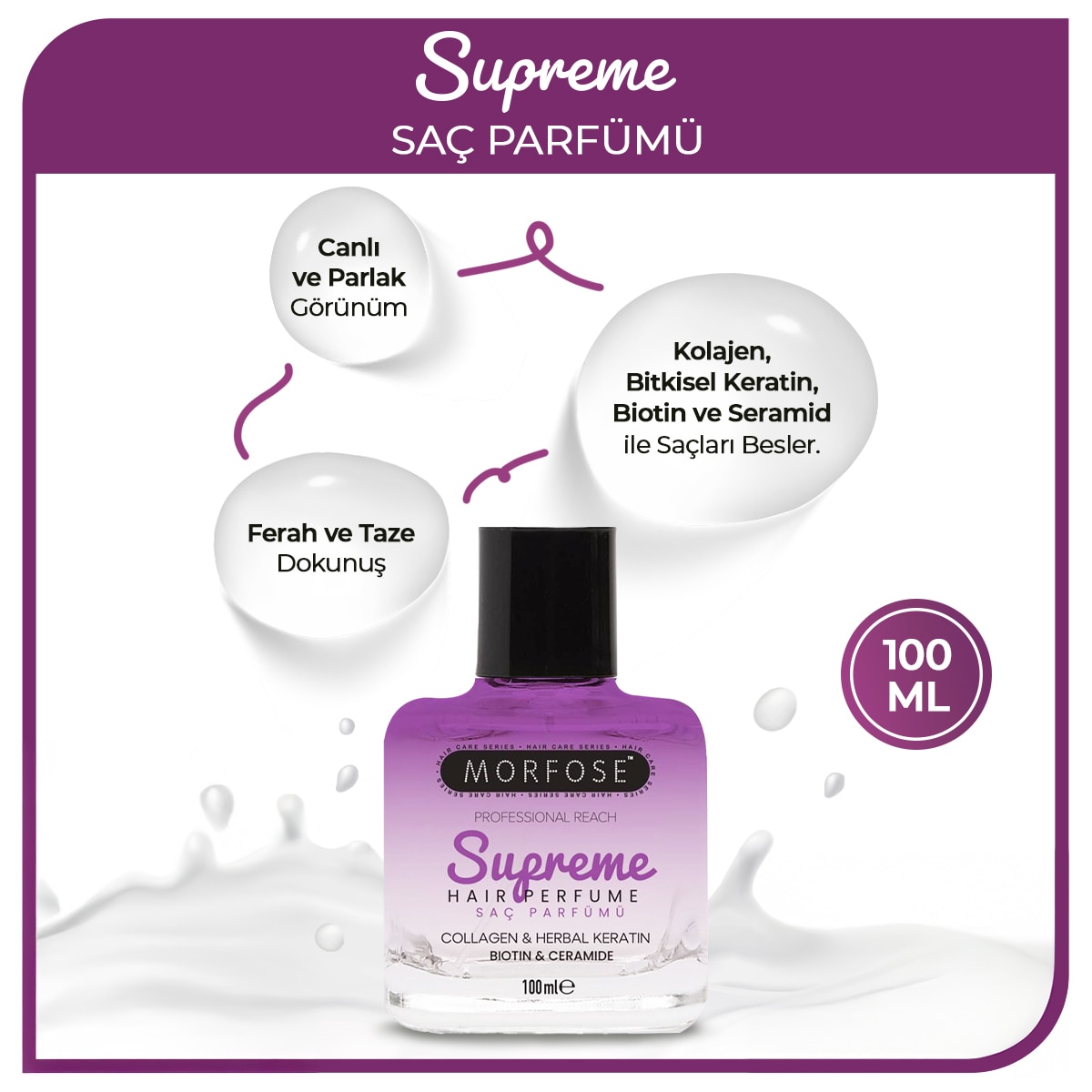 MORFOSE MORFOSE Morfose Supreme Saç Parfümü 100 ml 1 of 3