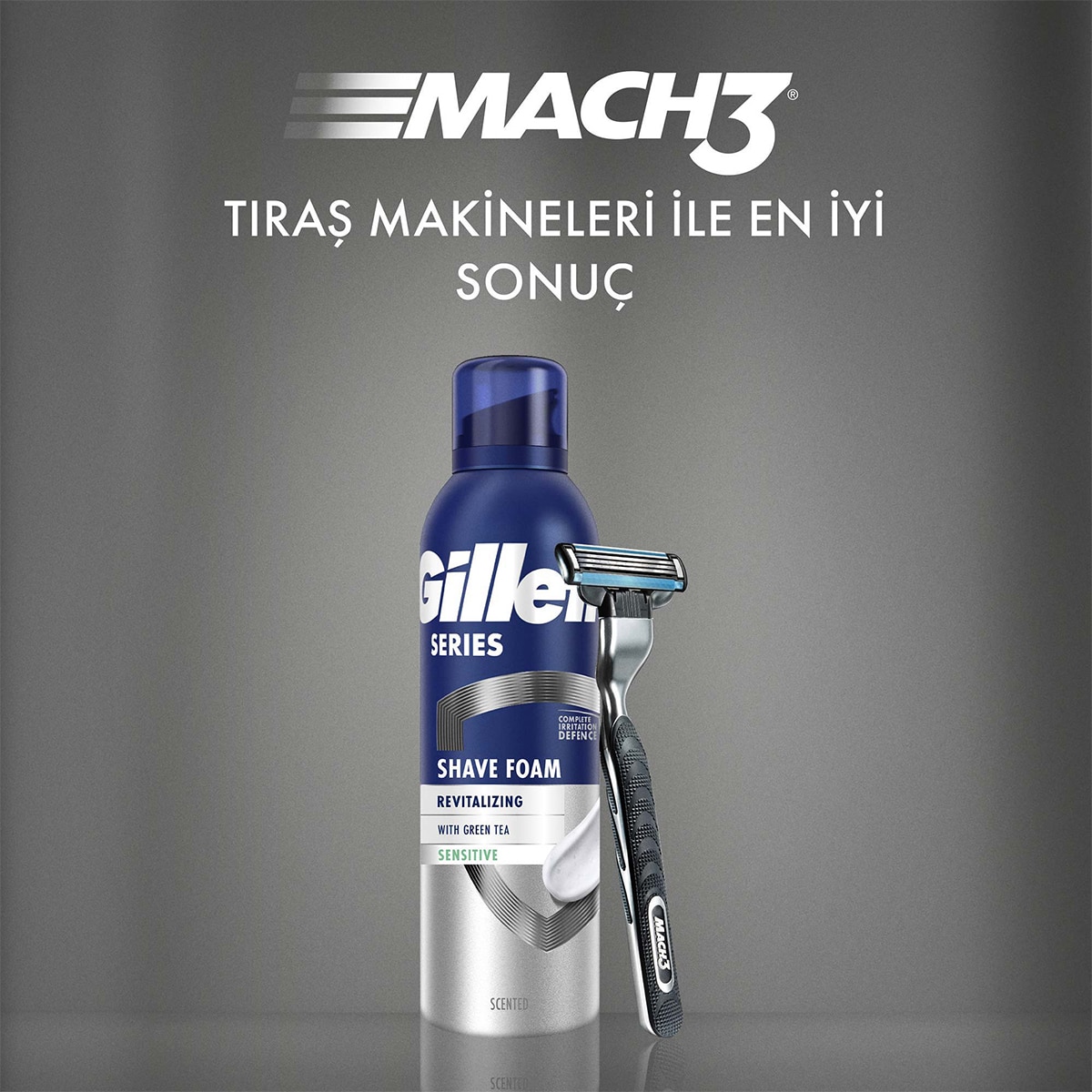 GILLETTE GILLETTE Gillette Series Tıraş Köpüğü Hassas Yeşil Çay 250 ml  1 of 6 