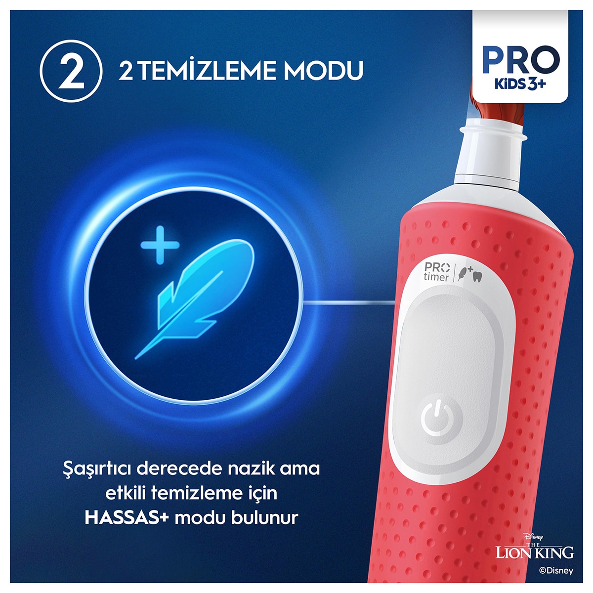 ORAL-B ORAL-B Oral-B Pro D103 Lion King Şarjlı Fırça ve Seyahat Kabı 1 of 5