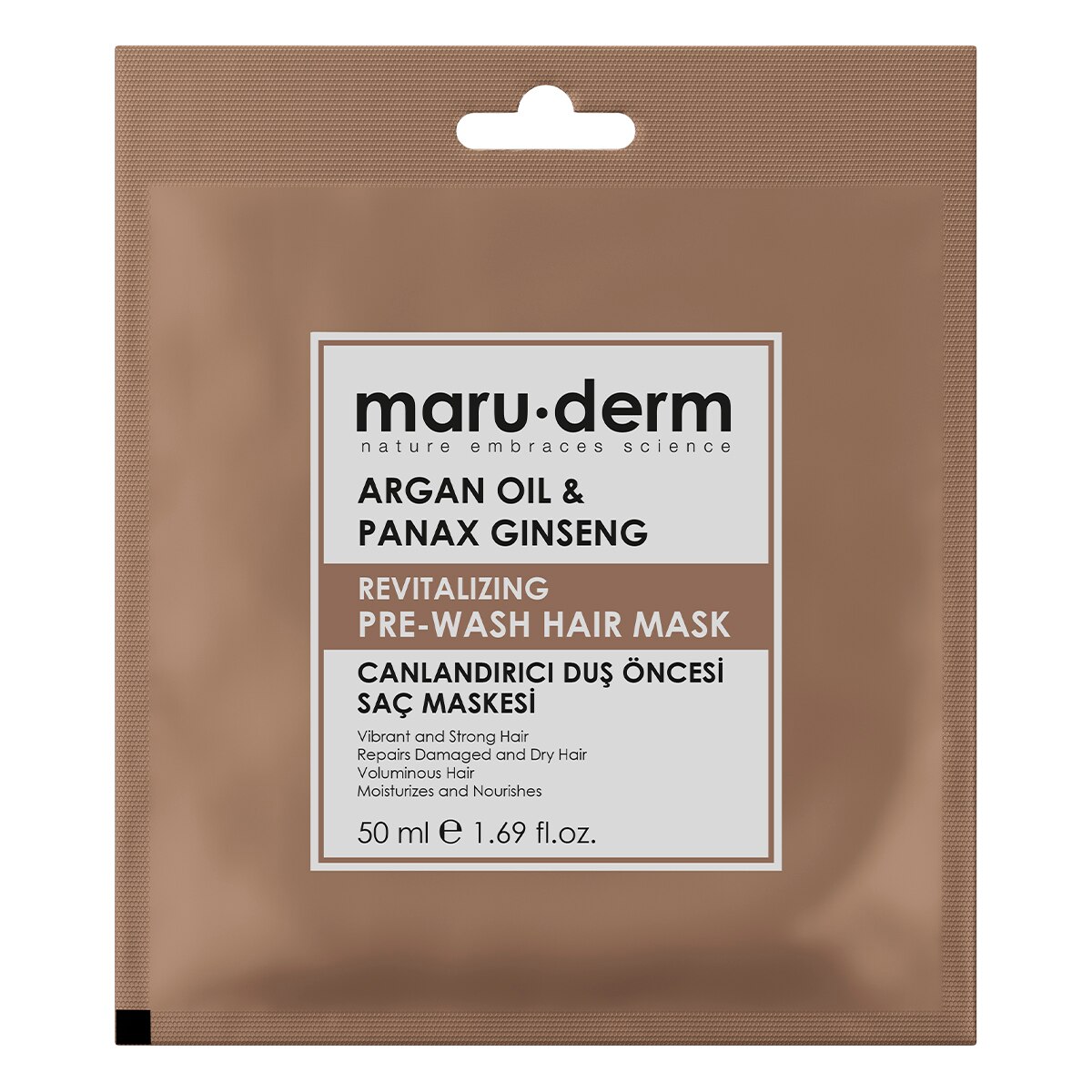  MARUDERM MARUDERM Maruderm Canlandırıcı Saç Maskesi 50 ml  1 of 1 Maruderm Canlandırıcı Saç Maskesi 50 ml