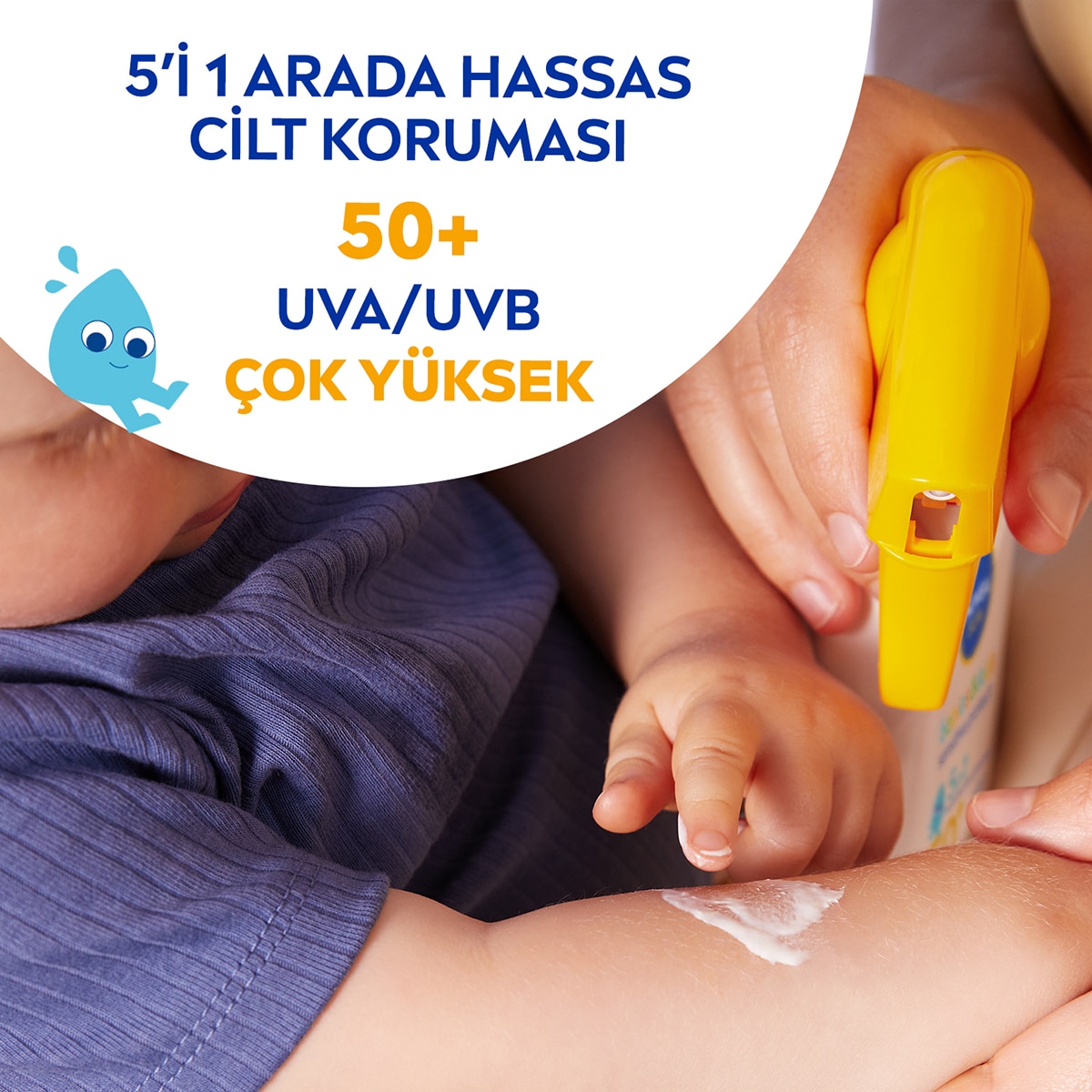  NIVEA SUN NIVEA SUN Nivea Sun Bebek ve Çocuk Sprey Güneş Kremi Spf50+ 270 ml  1 of 6 