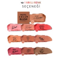 Pastel Cream Blush Krem Allık 45 Sunlit