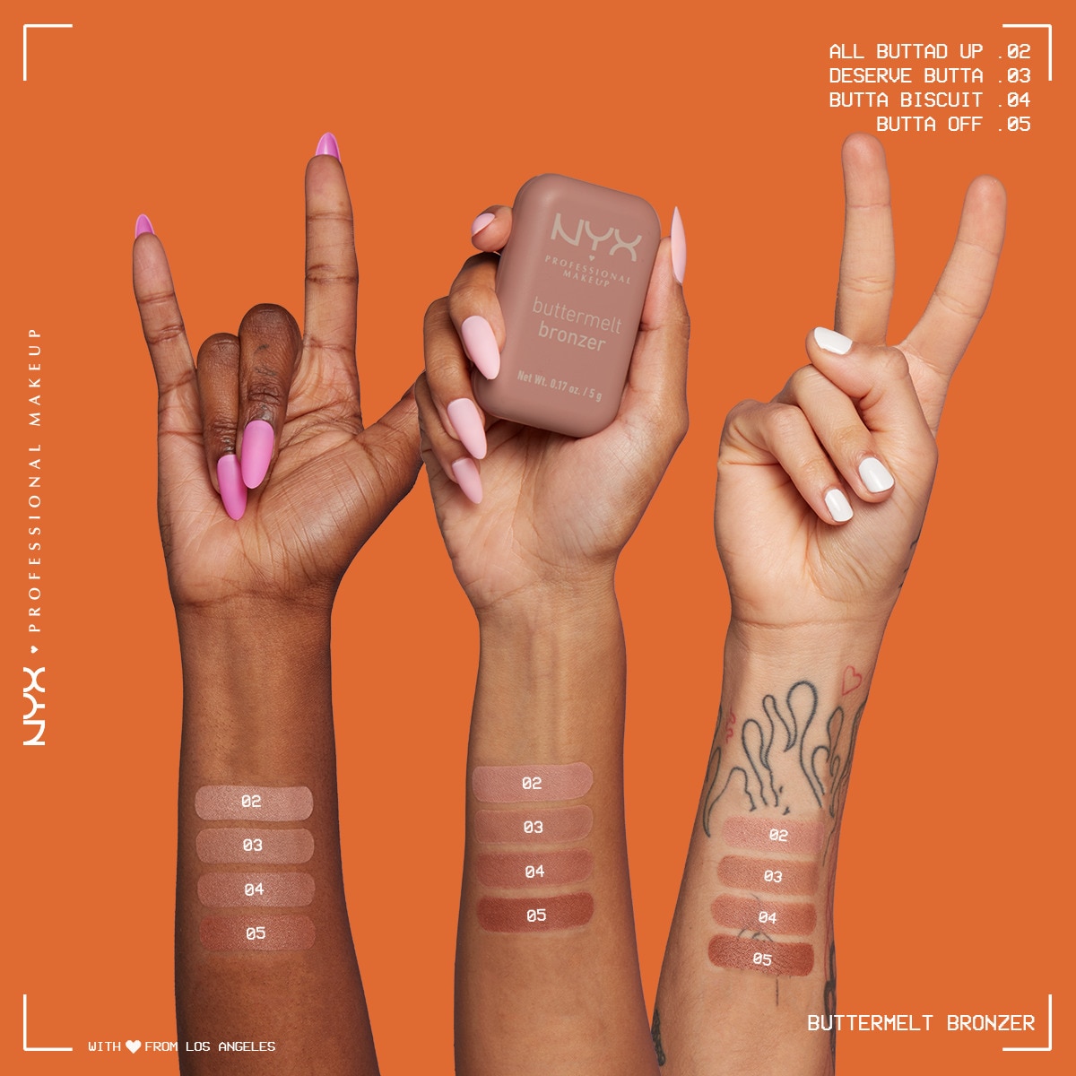 NYX NYX Nyx Professional Makeup Buttermelt Bronzer 02 All Buttad Up 1 of 8