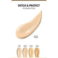 Note Detox Protect Fondöten No: 02 Natural Beige