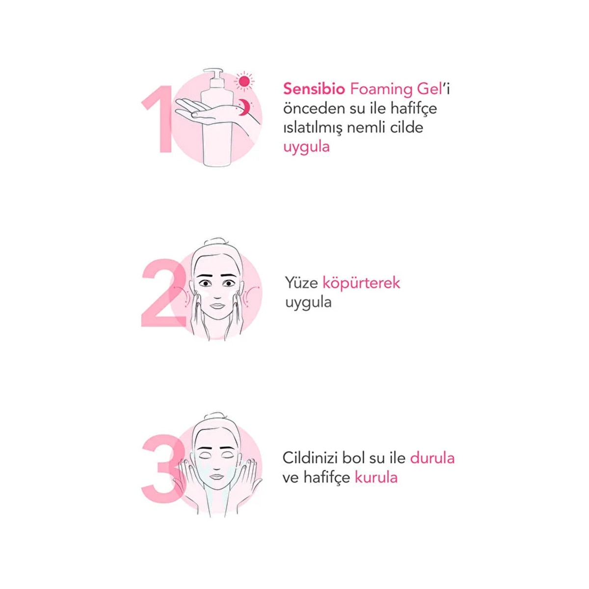  BIODERMA BIODERMA Bioderma Sensibio Foaming Gel Hassas ve Normal Ciltler için Durulanan Micellar Yüz Temizleme Jeli 200 ml  1 of 6 