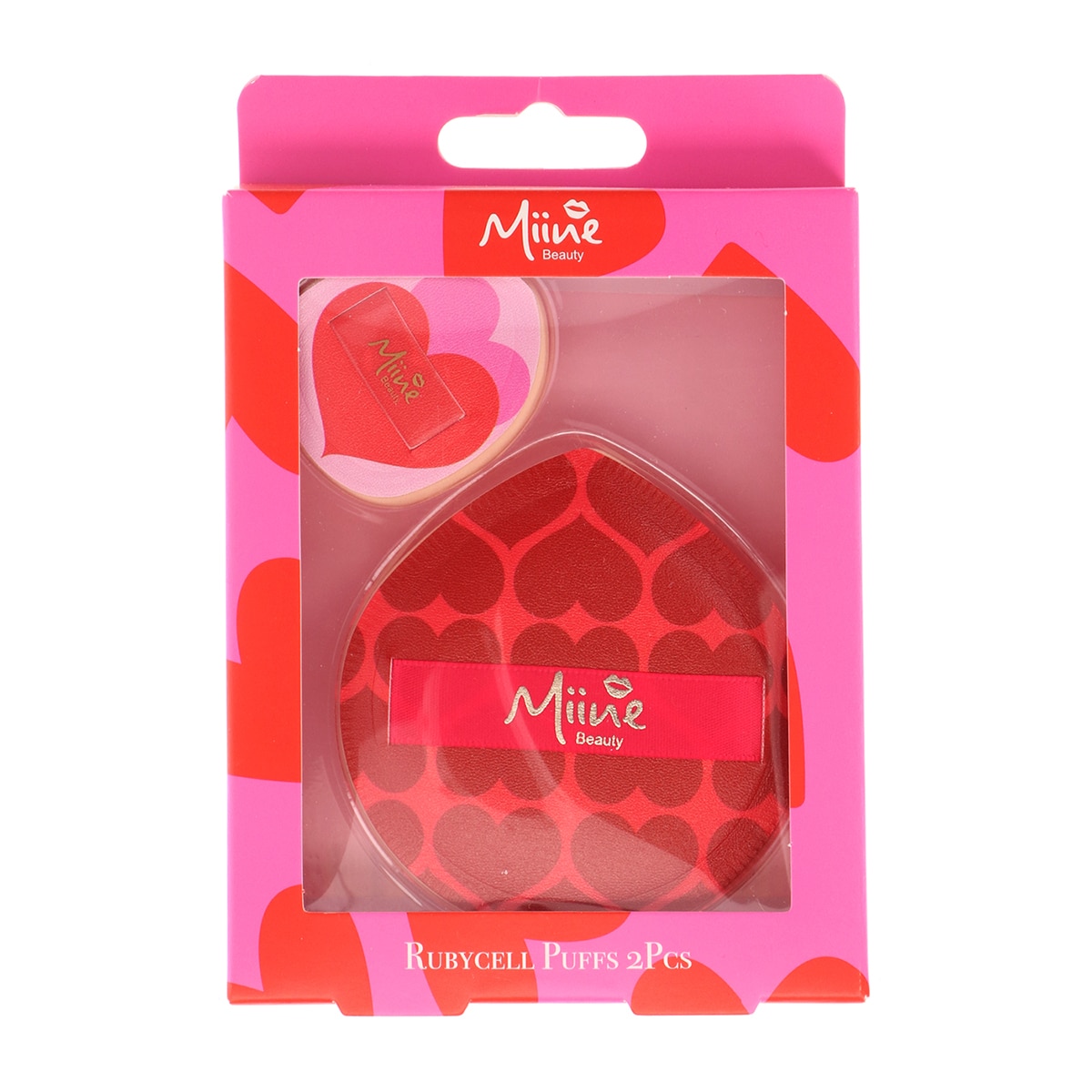  MIINE MIINE Miine Sevgililer Günü Rubycell Makyaj Pufu 2'li  1 of 2 