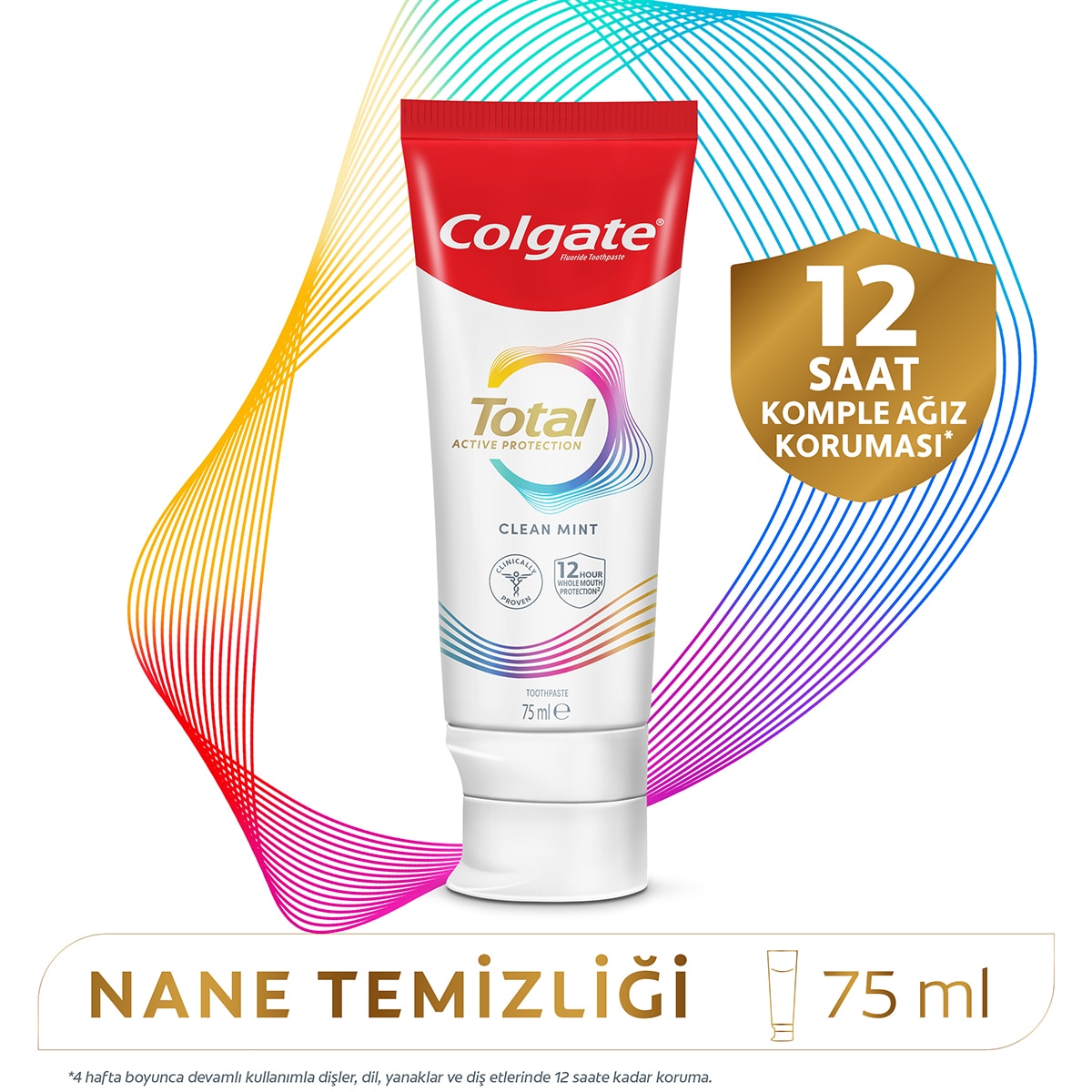 COLGATE COLGATE Colgate Total Gelişmiş Nane Temizliği Darwin 75 ml 1 of 4