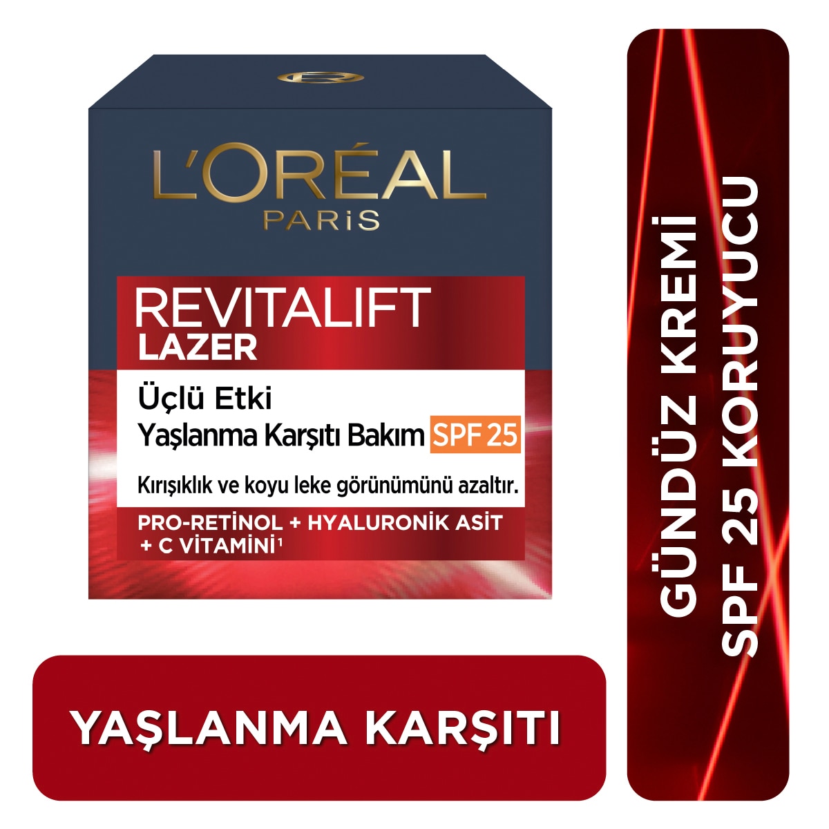  LOREAL PARIS LOREAL PARIS L'Oreal Paris Revitalift Laser X3 Leke Karşıtı Krem 50 ml  1 of 5 