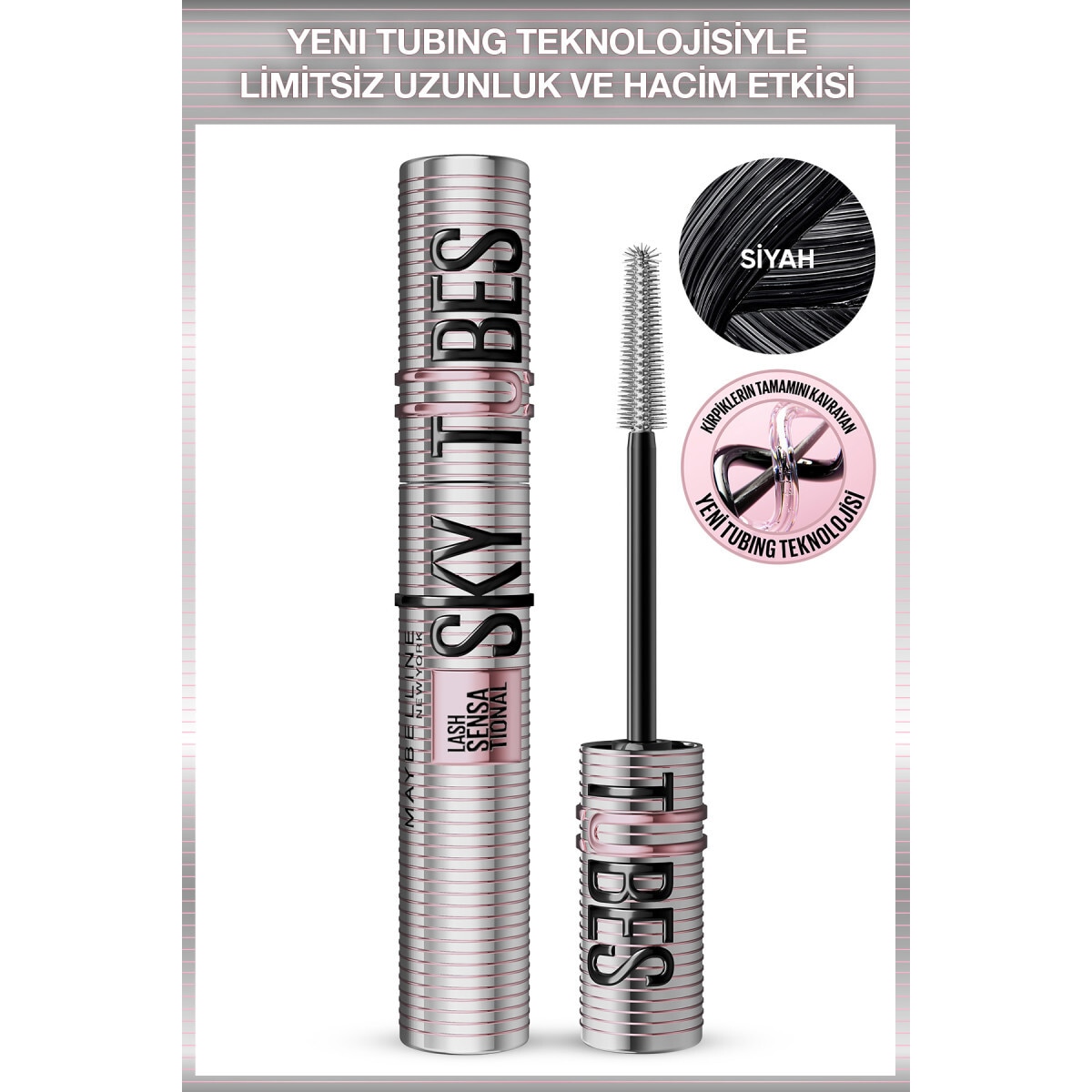  MAYBELLINE MAYBELLINE Maybelline New York Sky High Tubes Maskara  Maybelline New York Sky High Tubes Maskara