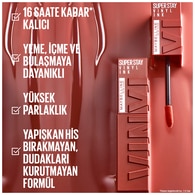 Maybelline New York Super Stay Vinyl Ink Likit Parlak Ruj 110 Awestruck