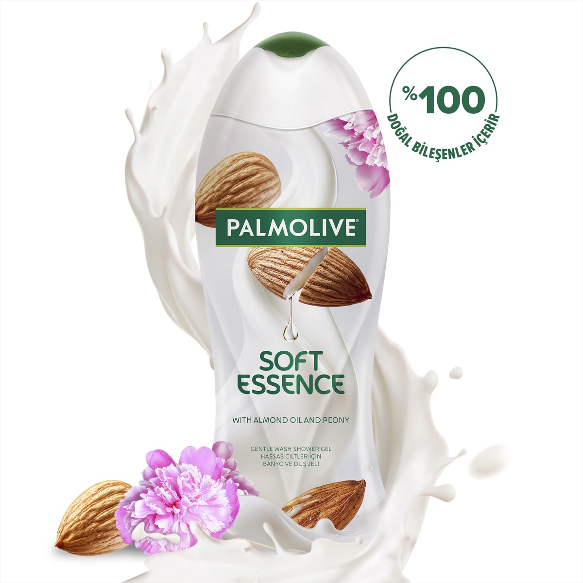 PALMOLIVE PALMOLIVE Palmolive Soft Essence Badem Duş Jeli 500 ml 1 of 4