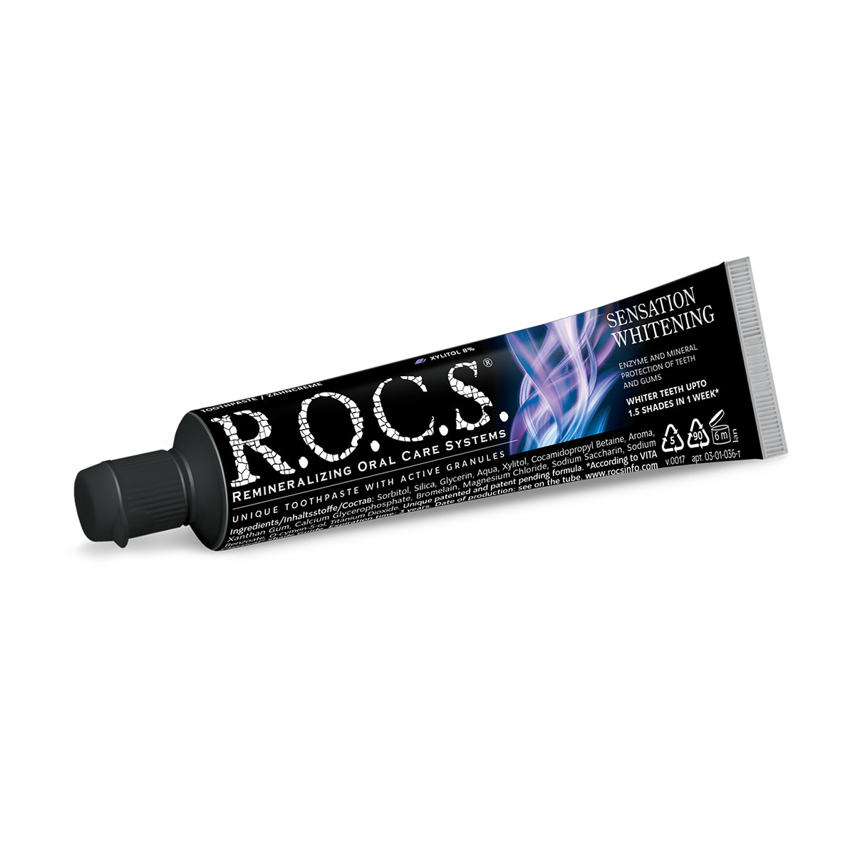  ROCS ROCS Rocs Sensations Ekstra Beyazlatıcı Diş Macunu 60 ml  1 of 3 