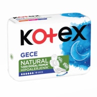 Kotex Natural Hijyenik Ped Ultra Single Gece 6 Adet