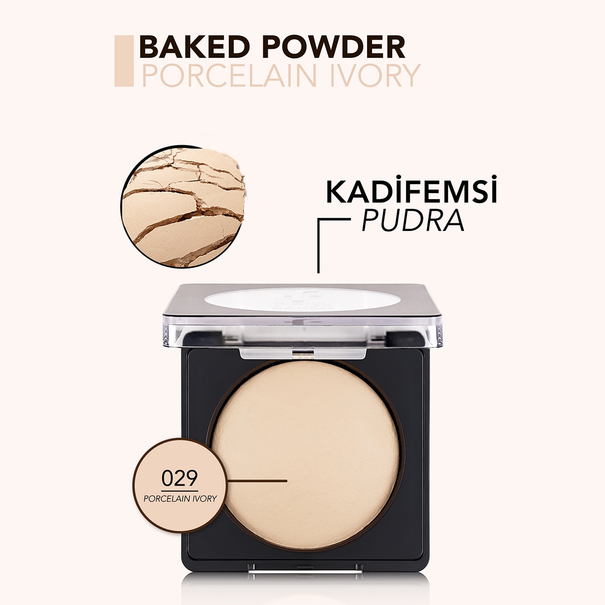 FLORMAR FLORMAR Flormar Baked Powder Mat Bitişli Fırınlanmış Pudra No: 029  1 of 9 