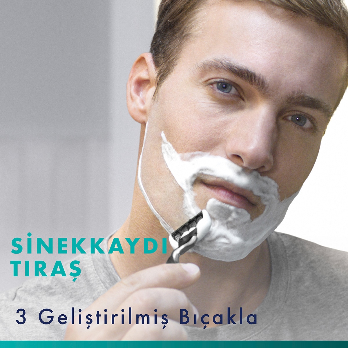  GILLETTE GILLETTE Gillette Mach3 Bıçak + 2 Yedek Başlık  1 of 14 