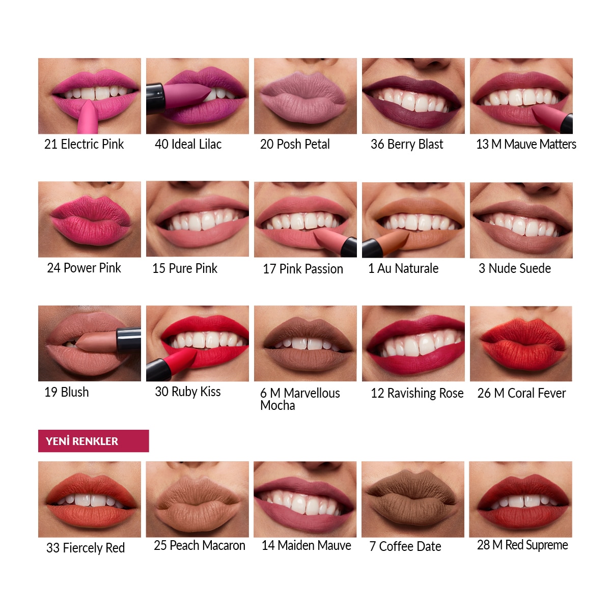  AVON AVON Avon Ultra Mat Ruj Pure Pink  1 of 6 