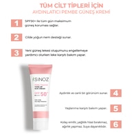 Sinoz Pink Touch Ton Eşitleyici Yüz Güneş Kremi Spf50 50 ml