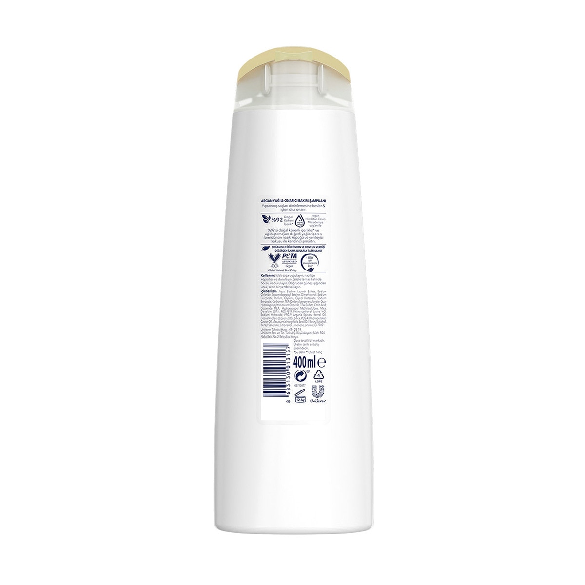  DOVE DOVE Dove Saç Bakım Şampuanı Argan Yağı Onarıcı Bakım 400 ml  1 of 7 
