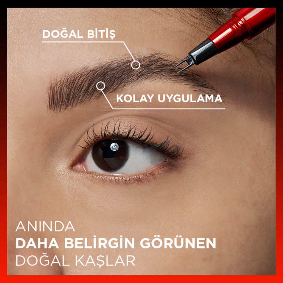 LOREAL PARIS LOREAL PARIS L'Oreal Paris Infaillible Faux Brow Ultra İnce Uçlu Kaş Kalemi Dark Brunette 1 of 9