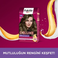 Palette Deluxe Yoğun Renkler Saç Boyası 7-3 Küllü Yoğun Kumral