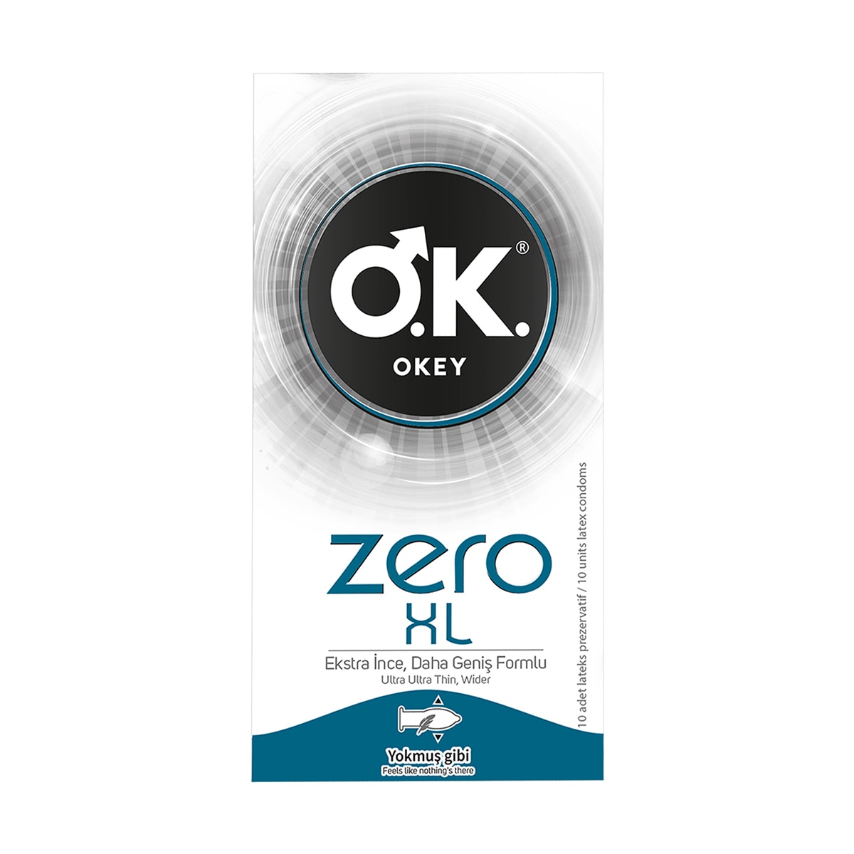 OKEY OKEY Okey Prezervatif Zero XL 10'lu 1 of 4