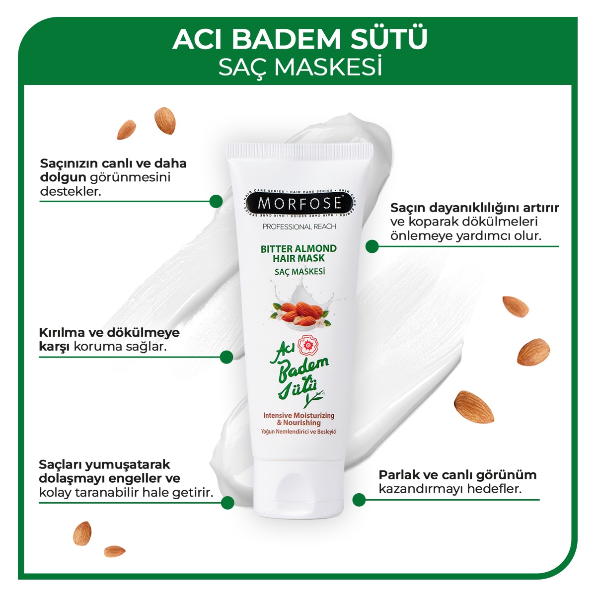 MORFOSE MORFOSE EXC. Morfose Saç Maskesi Acıbadem 75 ml 1 of 5