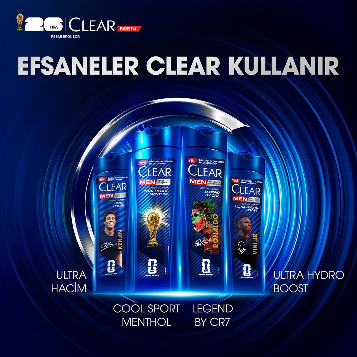 CLEAR CLEAR Clear Men Kepeğe Karşı Etkili Şampuan Cool Sport Menthol 350 ml 1 of 13