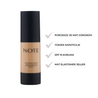 Note Mattifying Extreme Wear Fondöten No: 03 Medium Beige