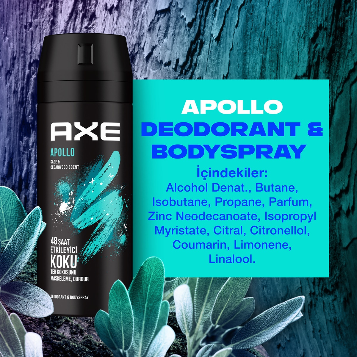 AXE AXE Axe Apollo Erkek Deodorant Sprey 150 ml 1 of 9
