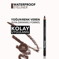 Flormar Suya Dayanıklı Mat Göz Kalemi No: 106