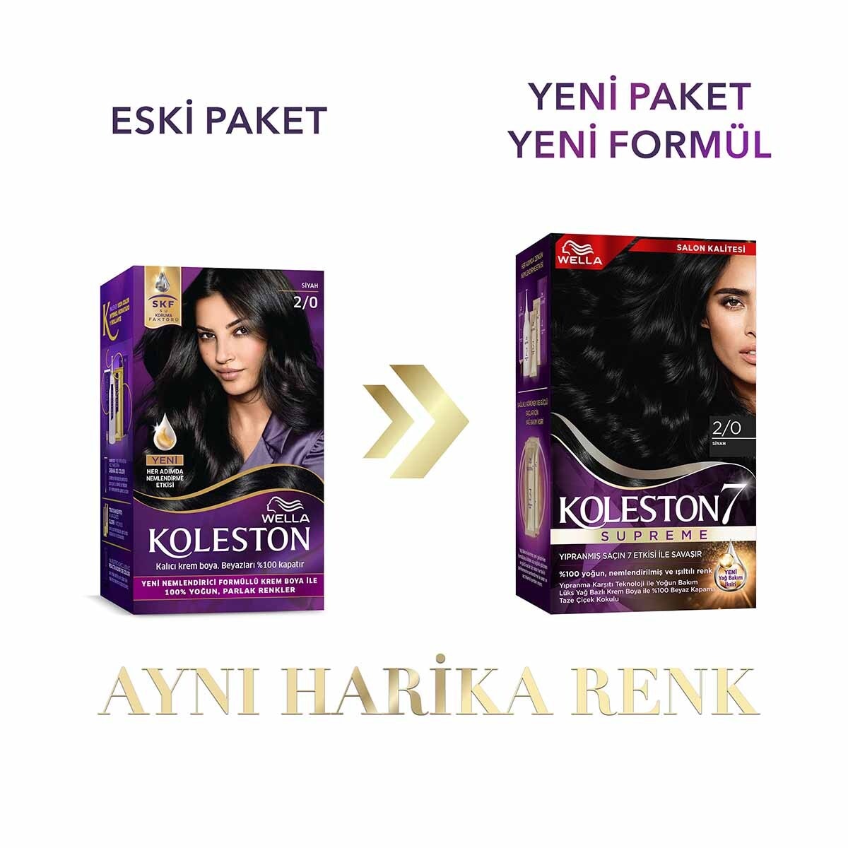  KOLESTON KOLESTON Wella Koleston Kit Saç Boyası Siyah 2/0  1 of 9 