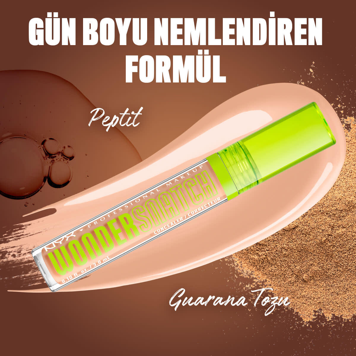NYX NYX Nyx Professional Makeup Wonder Snatch Nemlendirme Etkili Kapatıcı 07 Light Ivory 1 of 9