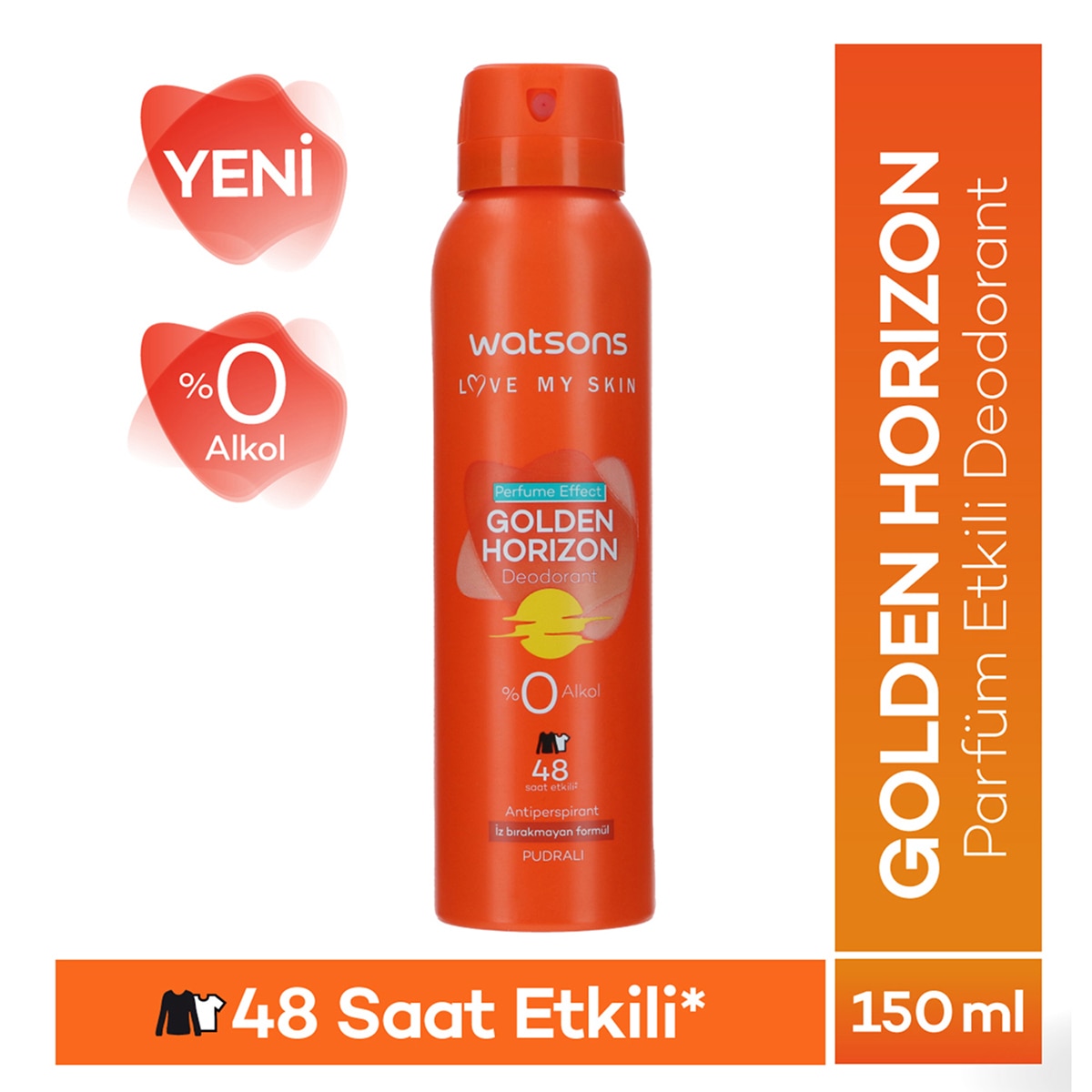  WATSONS WATSONS Watsons Golden Horizon Deodorant Sprey Pudralı 150 ml 