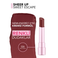 FLORMAR FLORMAR Flormar Sheer Up Yarı Transparan & Parlak Bitişli Nemlendirici Ruj No: 26 Berry Crumble 1 of 6