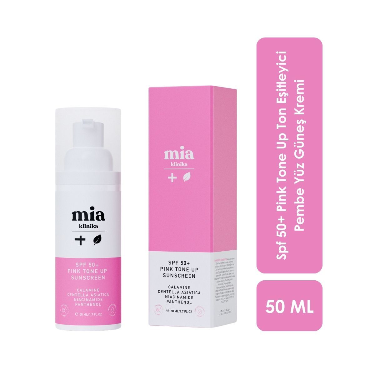  MIA KLINIKA MIA KLINIKA Mia Klinika Ton Eşitleyici Pembe Güneş Kremi 50 ml  Mia Klinika Ton Eşitleyici Pembe Güneş Kremi 50 ml