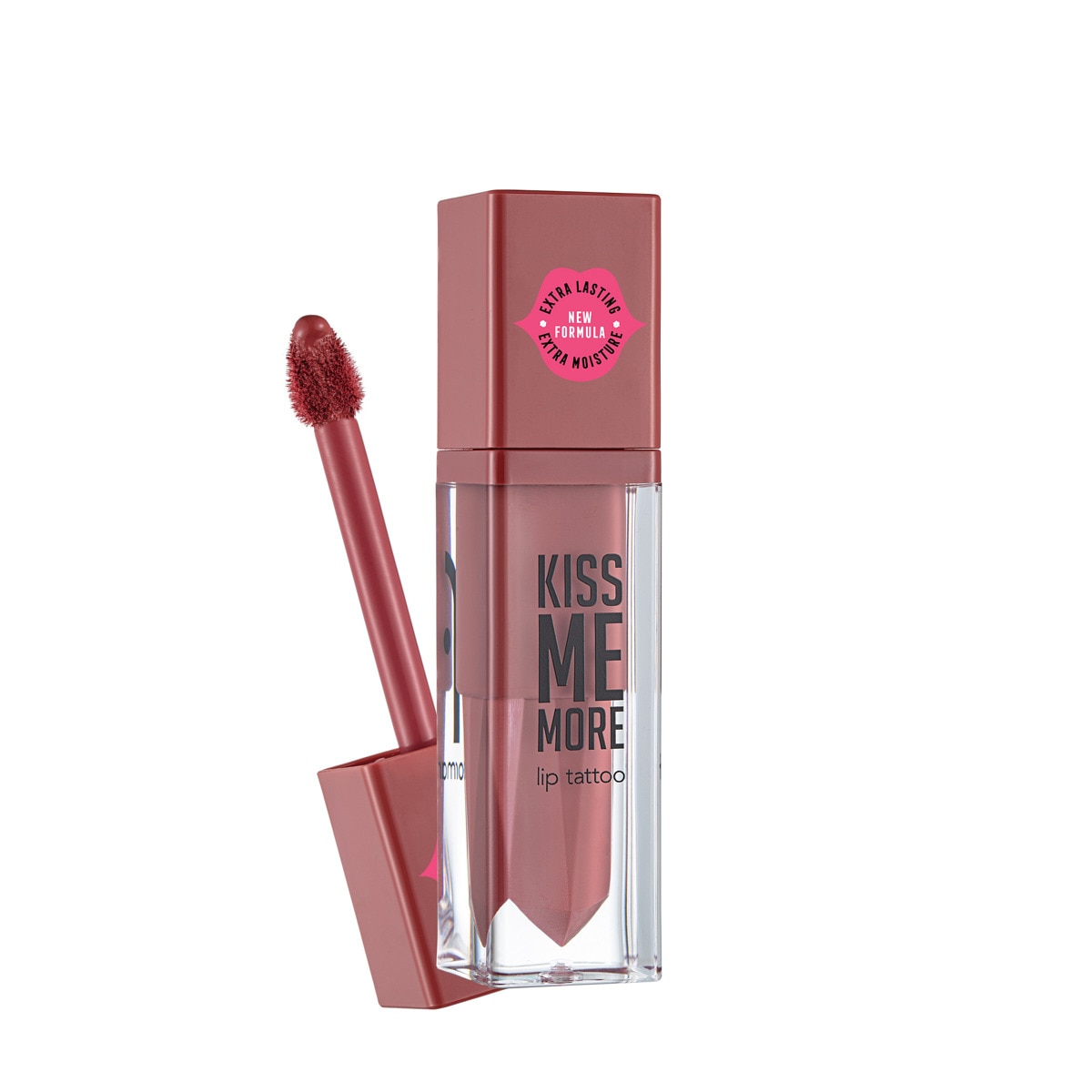  FLORMAR FLORMAR Flormar Kiss Me More Yoğun Nemlendirici Likit Mat Ruj Morumsu Koyu Şeftali  1 of 4 