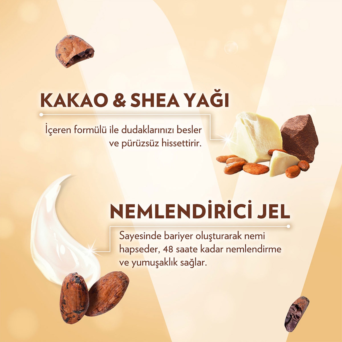  VASELINE VASELINE Vaseline Cocoa Dudak Bakım Kremi ve Dudak Parlatıcısı 4.8 g  1 of 9 
