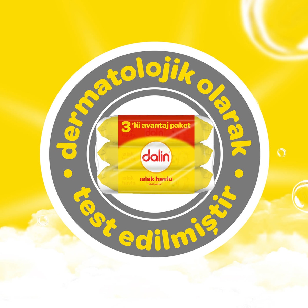  DALİN DALİN Dalin Klasik Islak Mendil 3 Paket 56 Adet  1 of 7 