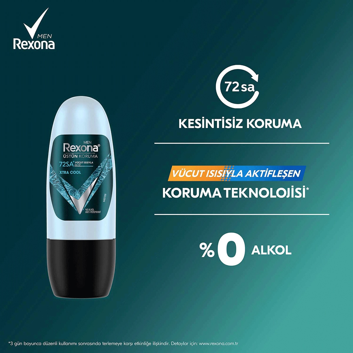  REXONA REXONA Rexona Extra Cool Erkek Mini Roll on 25 ml + 25 ml  1 of 8 